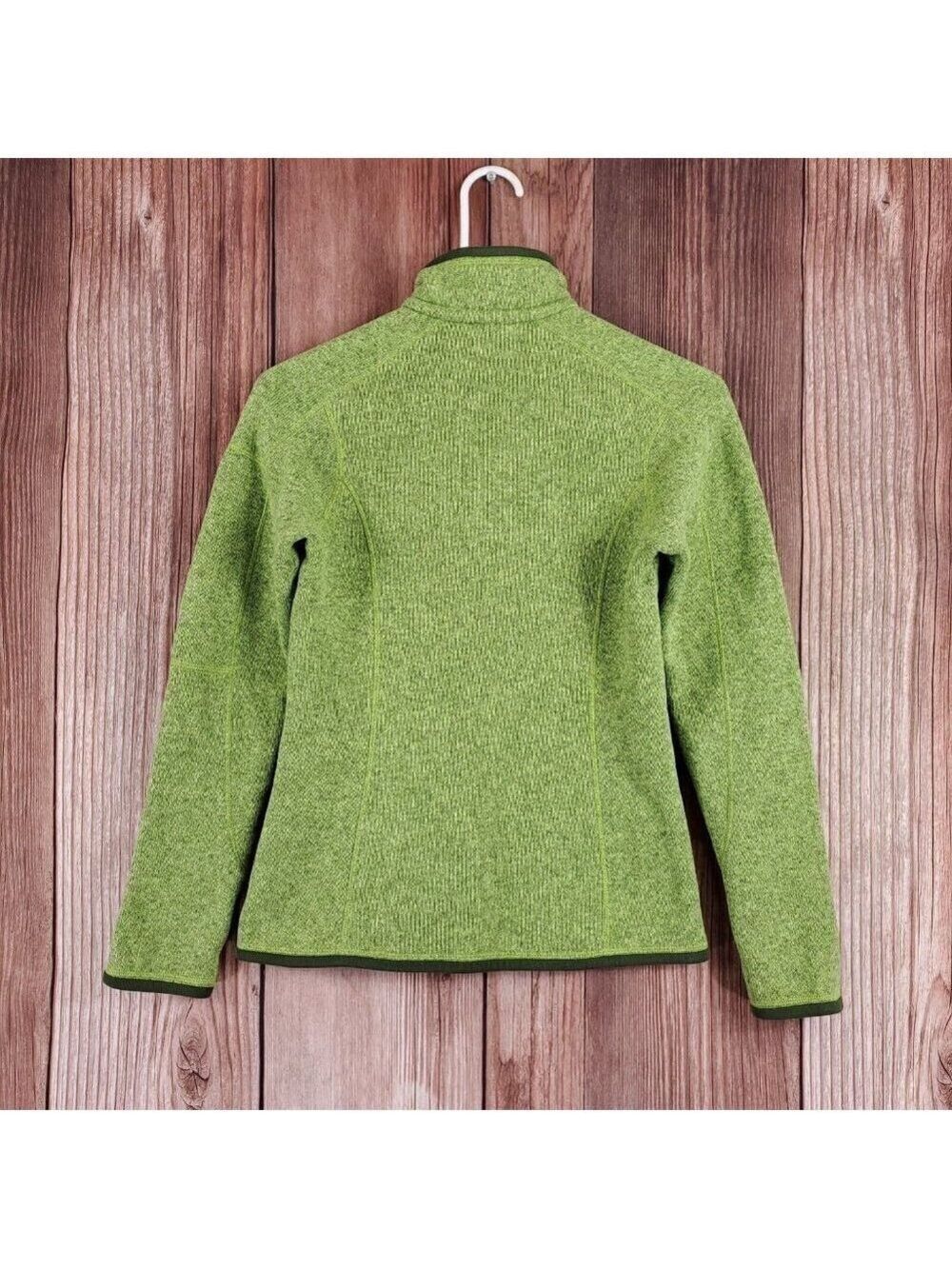Patagonia Womens Size XS Better Sweater 1/4 Zip Pullover Green 25616 - Picture 6 of 14
